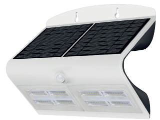Applique LED Solaire + détecteur 6,8W, IP65, 4000°K